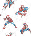 York Spider-Man Fracture Red/Blue/Gray Wallpaper