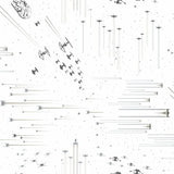 York Star Wars: Galactic Battles Black/White Wallpaper