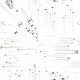 York Star Wars: Galactic Battles Black/White Wallpaper