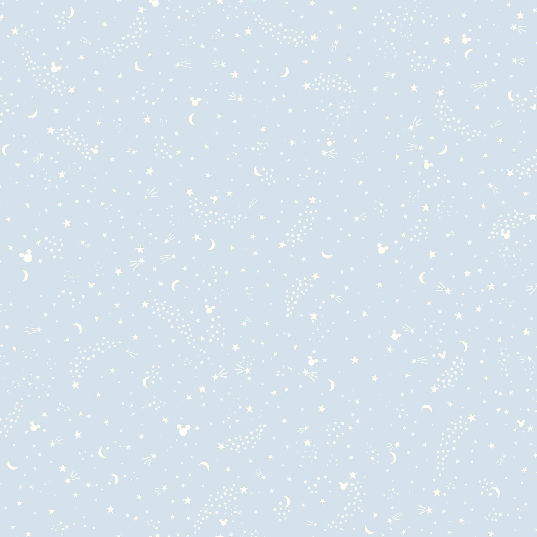 York Wallcoverings Disney Mickey Mouse Star Blue Wallpaper