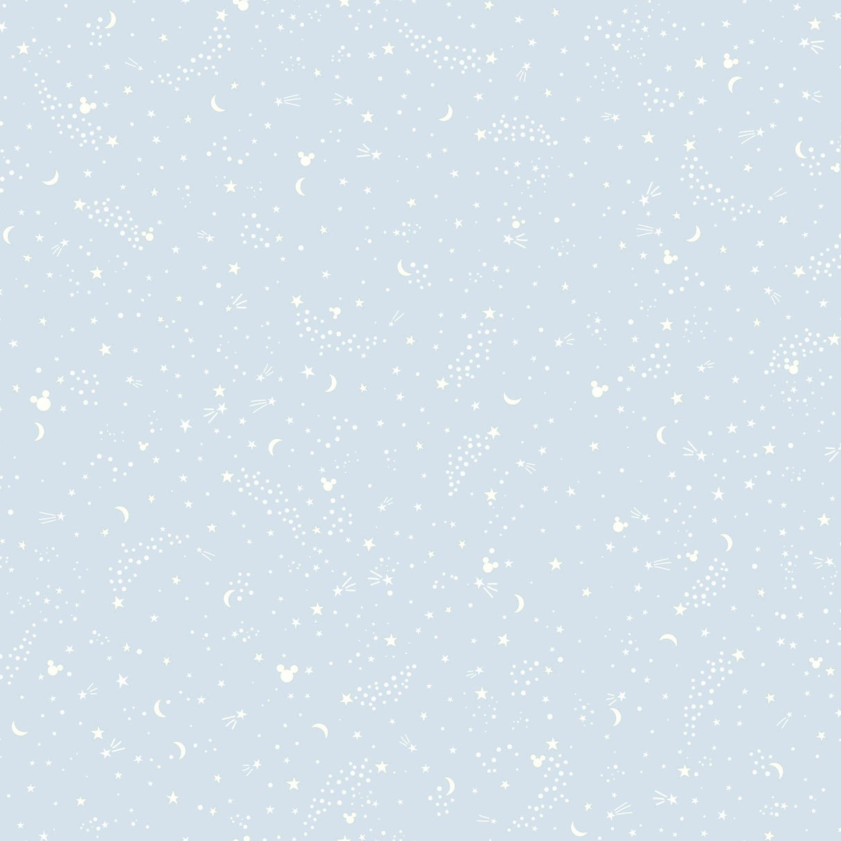York Disney Mickey Mouse Star Blue Wallpaper