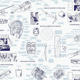 York Marvels Heroes Schematics Blue Wallpaper