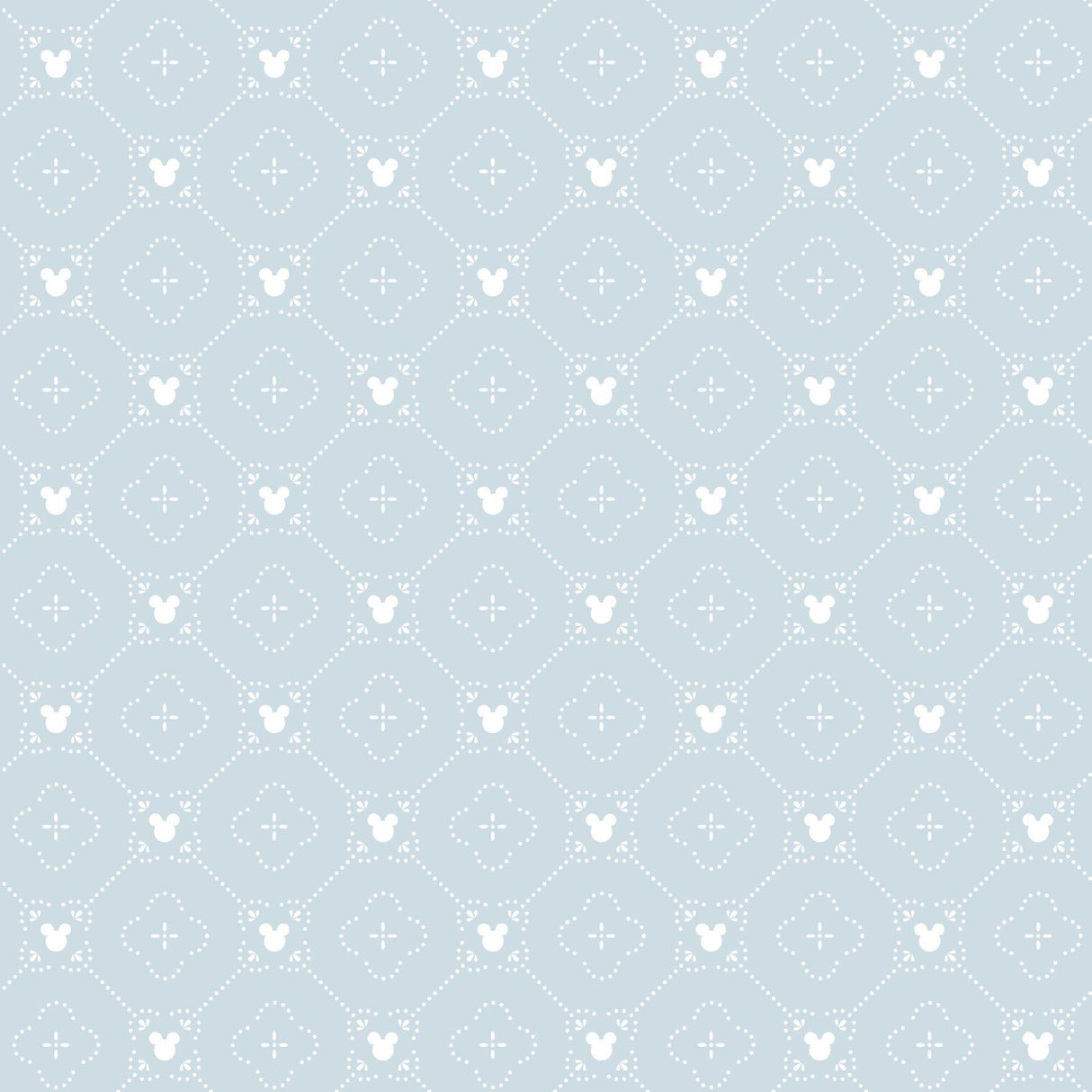 York Disney Mickey Mouse Argyle Blue Wallpaper