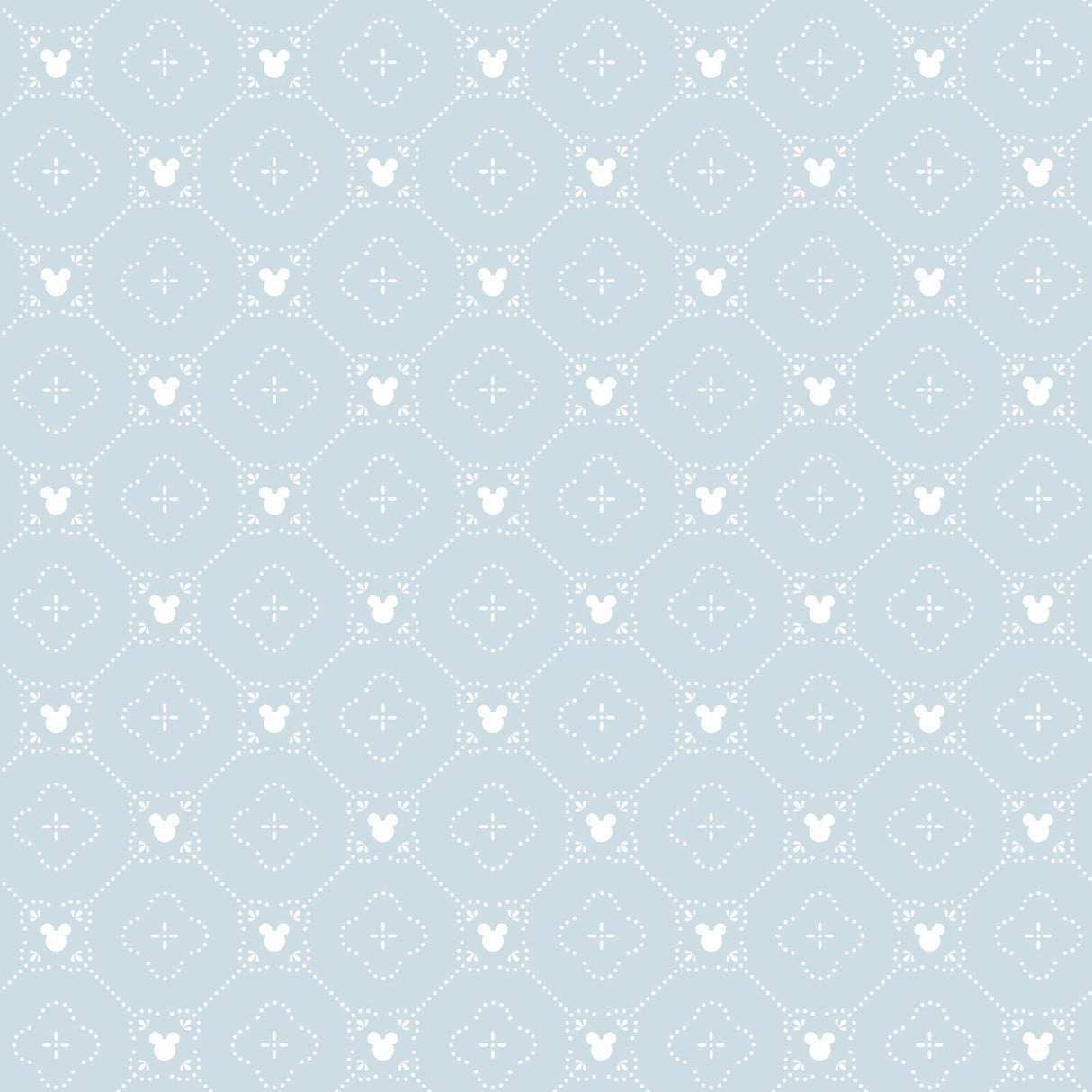 York Disney Mickey Mouse Argyle Blue Wallpaper