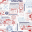 York Disney and Pixar Cars Schematic Red Wallpaper