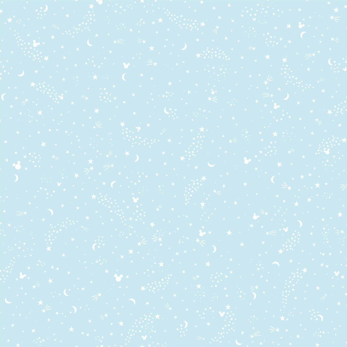 York Disney Mickey Mouse Star Teal Wallpaper