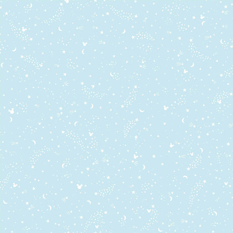 York Disney Mickey Mouse Star Teal Wallpaper