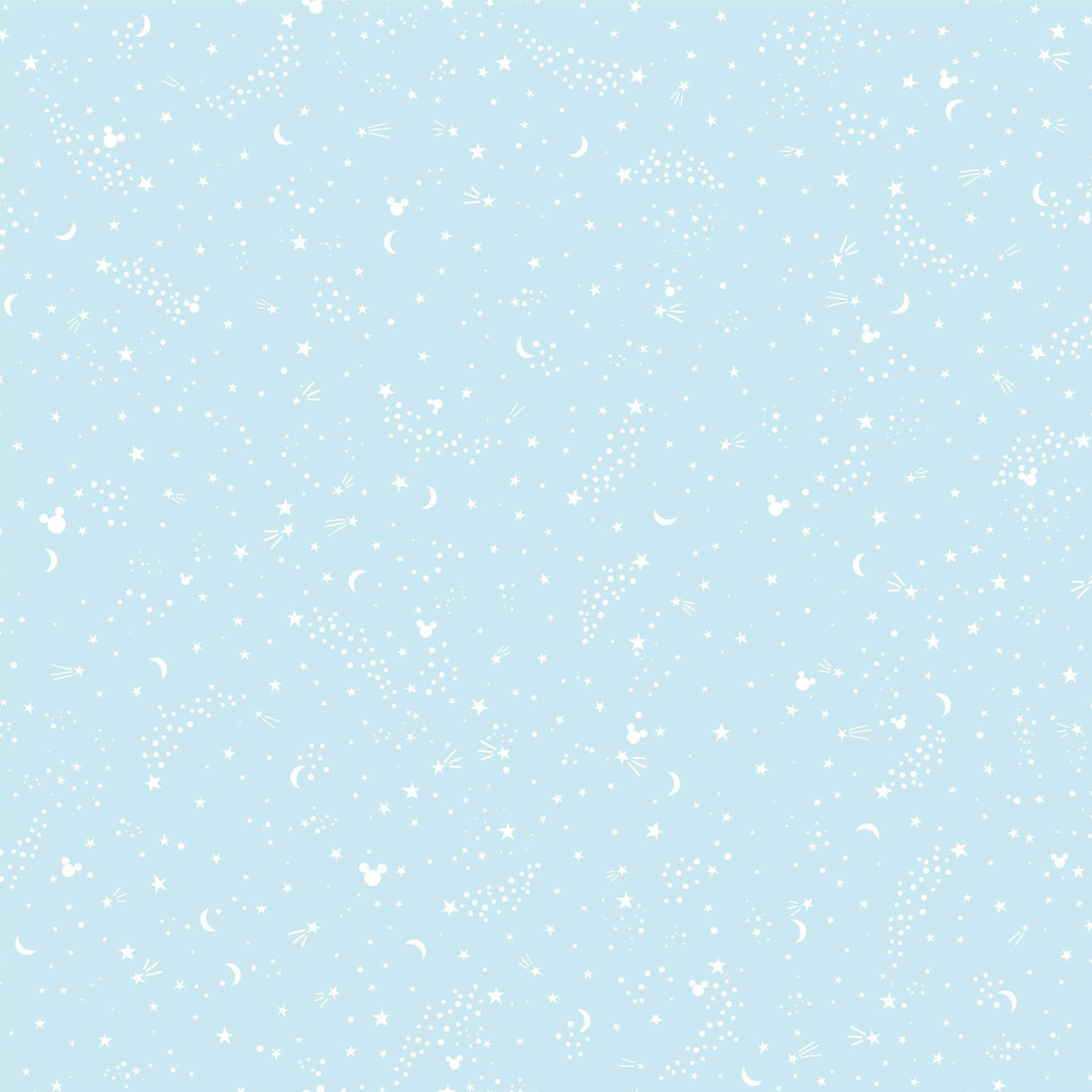 York Disney Mickey Mouse Star Teal Wallpaper