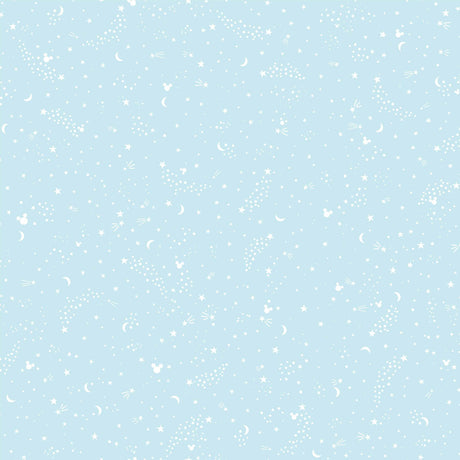 York Disney Mickey Mouse Star Teal Wallpaper