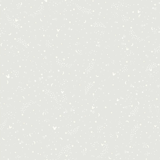 York Disney Mickey Mouse Star Gray Wallpaper