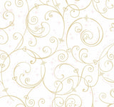 York Disney Princess Perfect Scroll Gold/Glitter Wallpaper