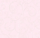 York Disney Princess Perfect Scroll Pink/ Glitter Wallpaper