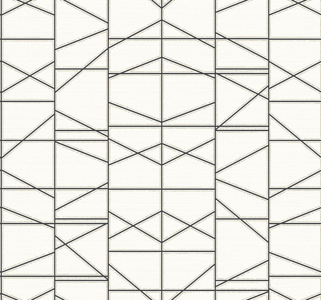 York Modern Perspective Black Wallpaper