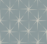 York Evening Star Blue Wallpaper