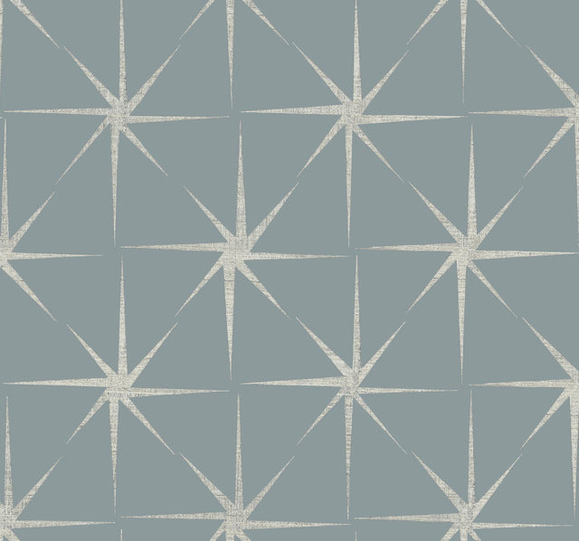 York Evening Star Blue Wallpaper