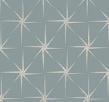 York Evening Star Blue Wallpaper