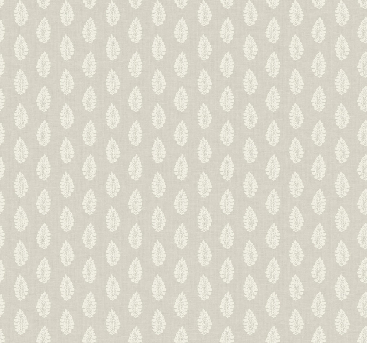 York Leaf Pendant Gray Wallpaper