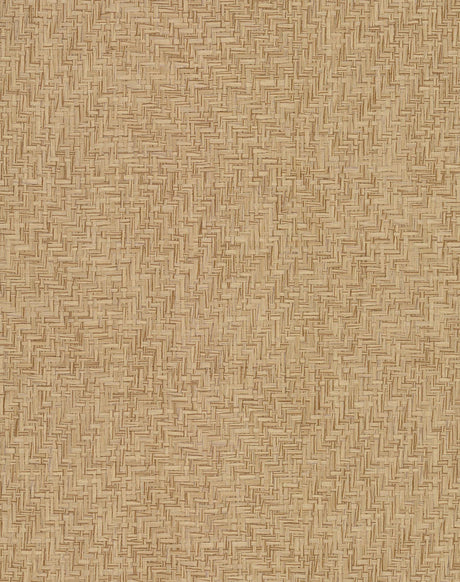 York Interlocking Weave Sisal Brown Wallpaper