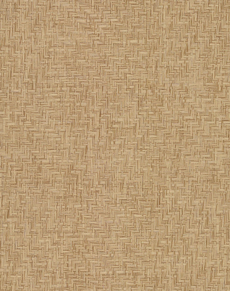 York Interlocking Weave Sisal Brown Wallpaper