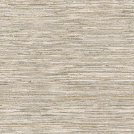Ashford House Horizontal Grasscloth Cream Wallpaper