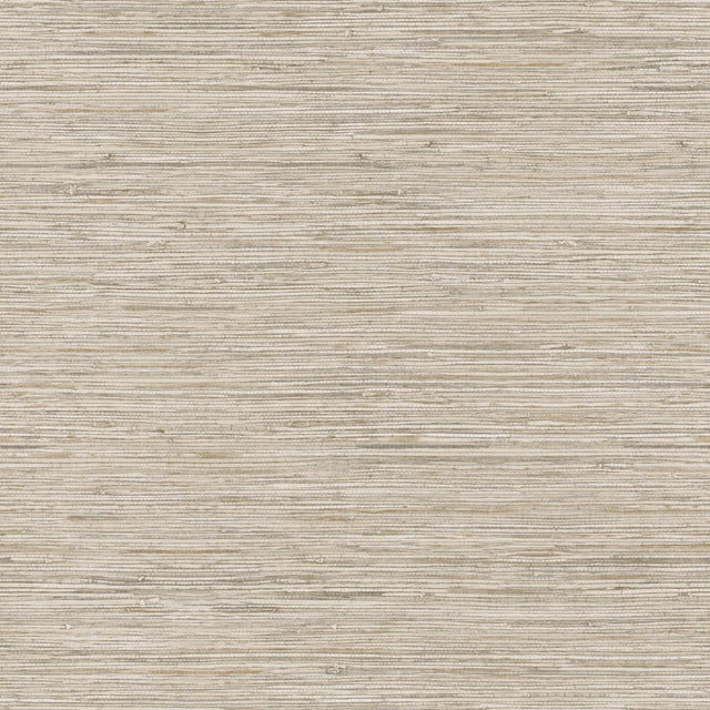 Ashford House Horizontal Grasscloth Cream Wallpaper