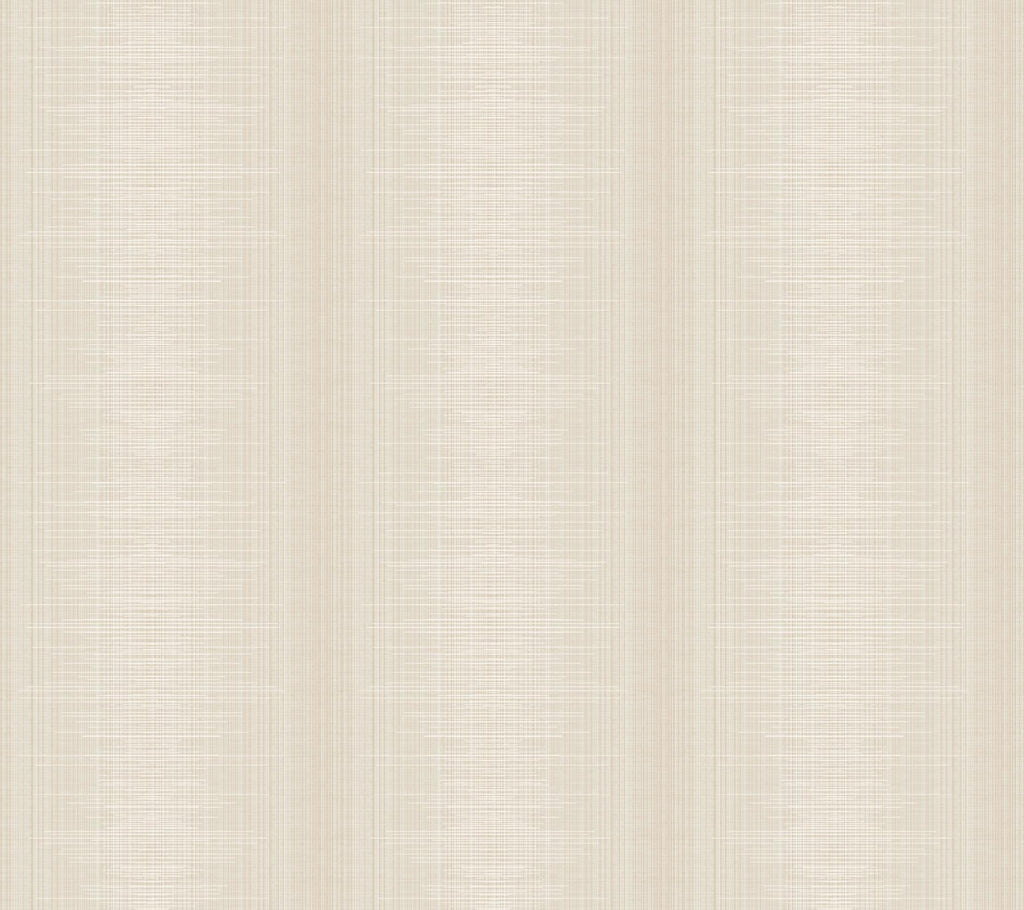 York Silk Weave Stripe Beige Wallpaper
