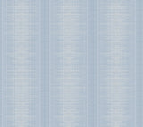 York Silk Weave Stripe Blue Wallpaper