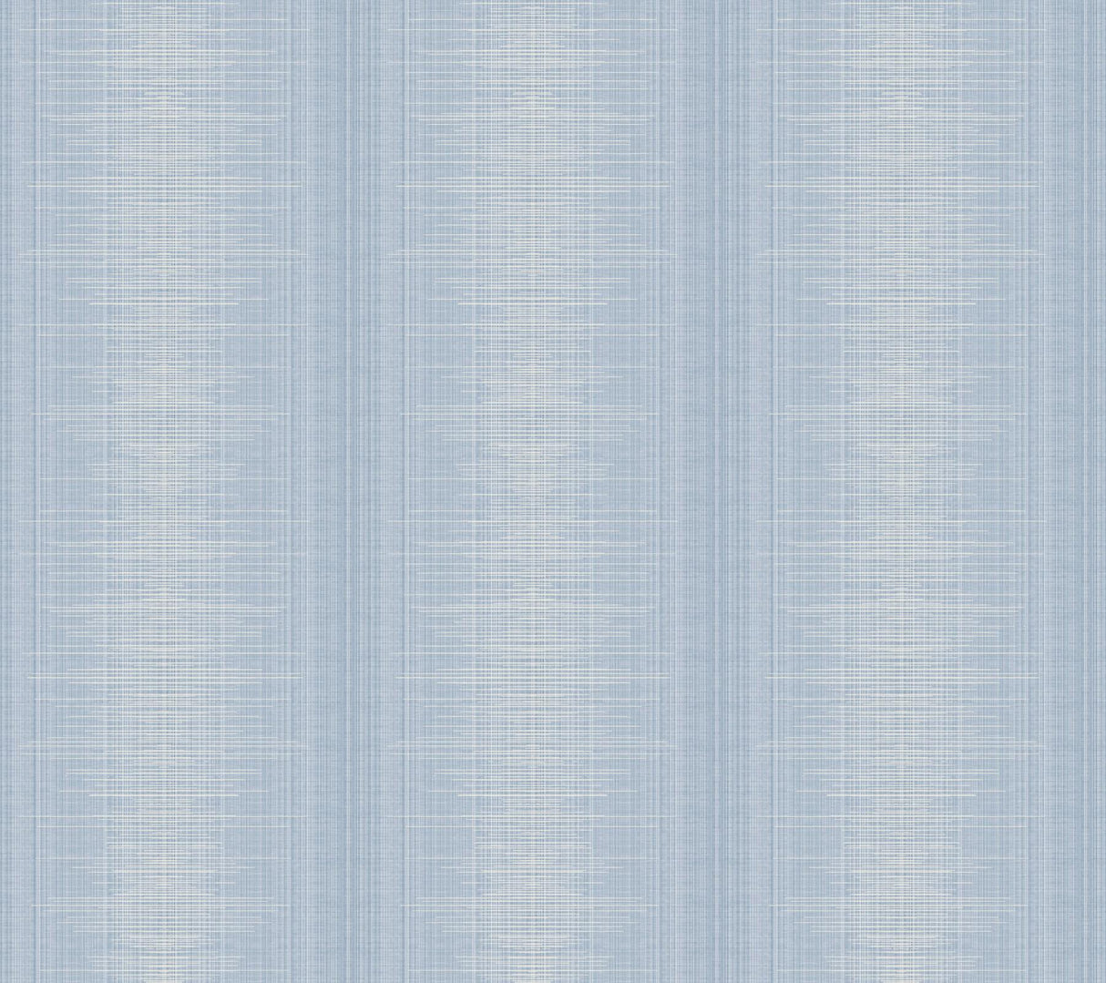 York Silk Weave Stripe Blue Wallpaper