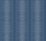 York Silk Weave Stripe Navy Wallpaper
