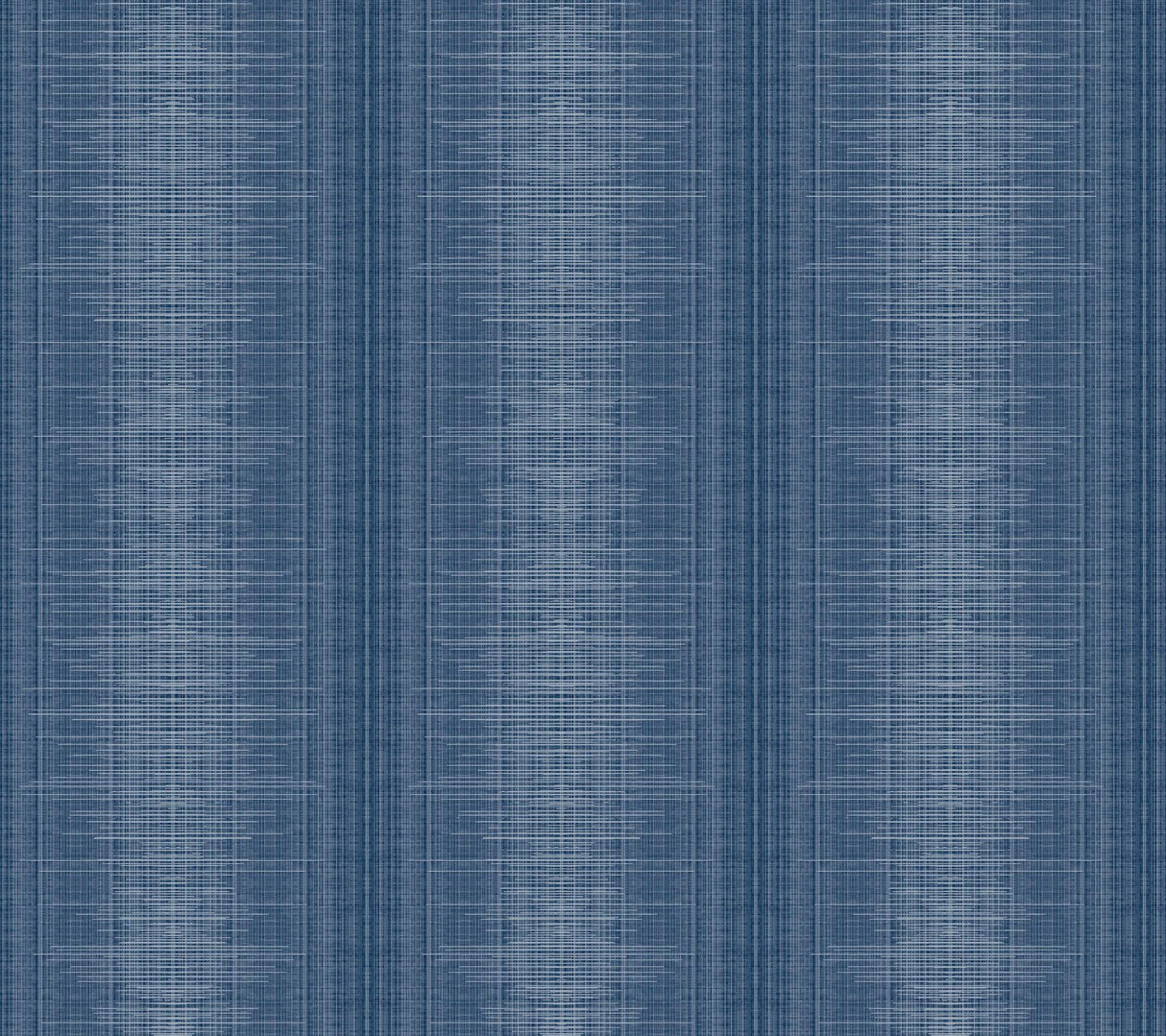 York Silk Weave Stripe Navy Wallpaper