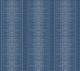 York Silk Weave Stripe Navy Wallpaper