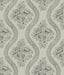 Magnolia Home Coverlet Floral Removable black/gray Wallpaper