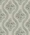 Magnolia Home Coverlet Floral Removable Black/Gray Wallpaper
