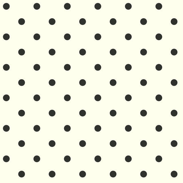 Magnolia Home Dots on Dots Removable white/black Wallpaper