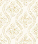 Magnolia Home Coverlet Floral Removable yellow/off white Wallpaper