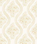 Magnolia Home Coverlet Floral Removable yellow/off white Wallpaper