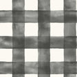 Magnolia Home Watercolor Check Removable black/white Wallpaper