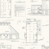 Magnolia Home The Market Removable white/black Wallpaper