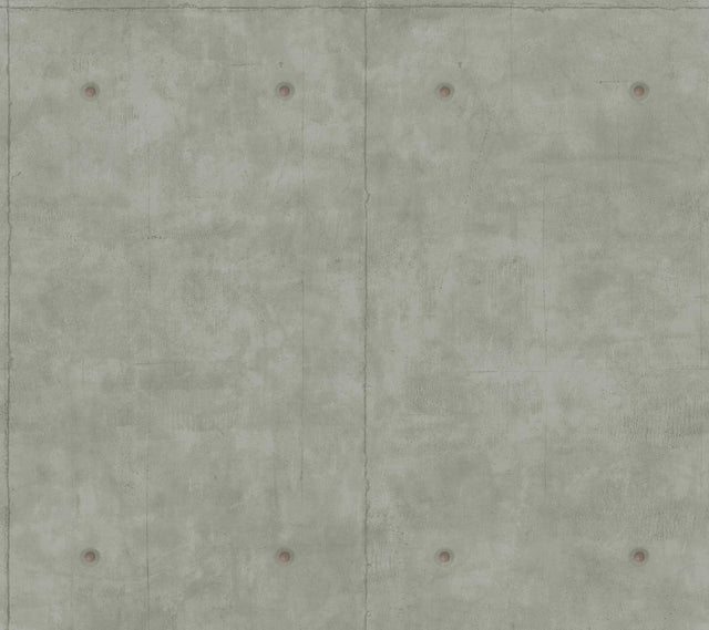 Magnolia Home Concrete Removable dark gray/copper metallic Wallpaper