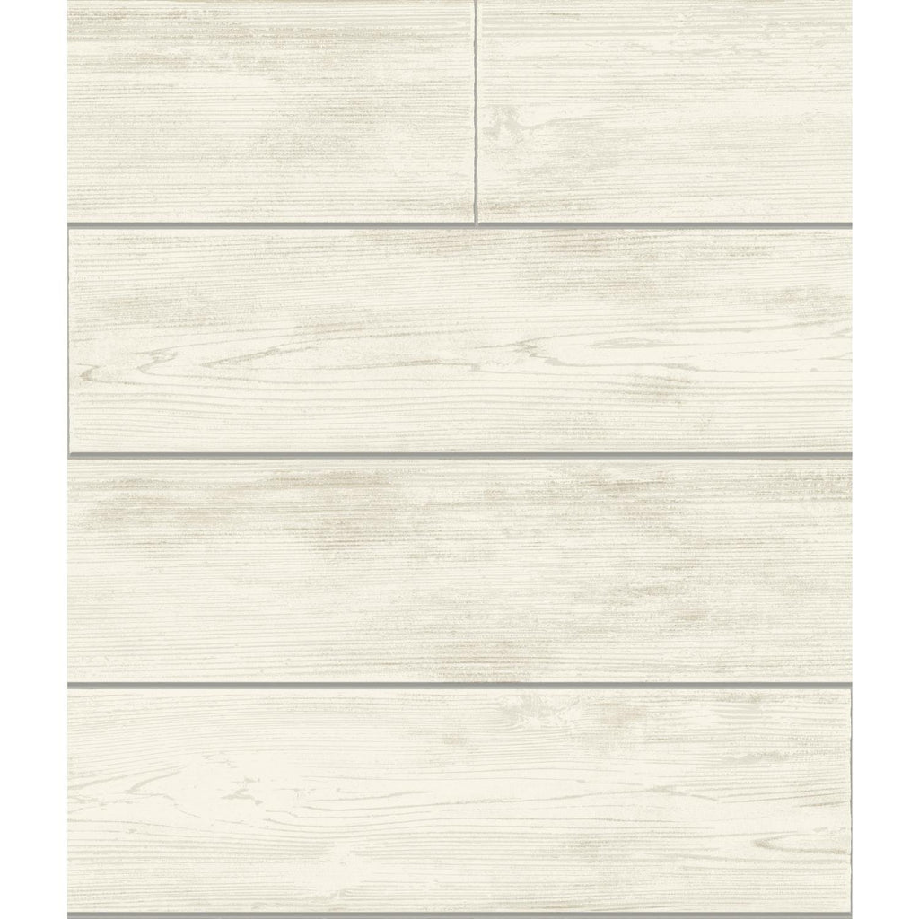 Magnolia Home Shiplap Removable gray/ off white Wallpaper
