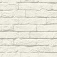 Magnolia Home Brick-and-Mortar Removable white/gray Wallpaper