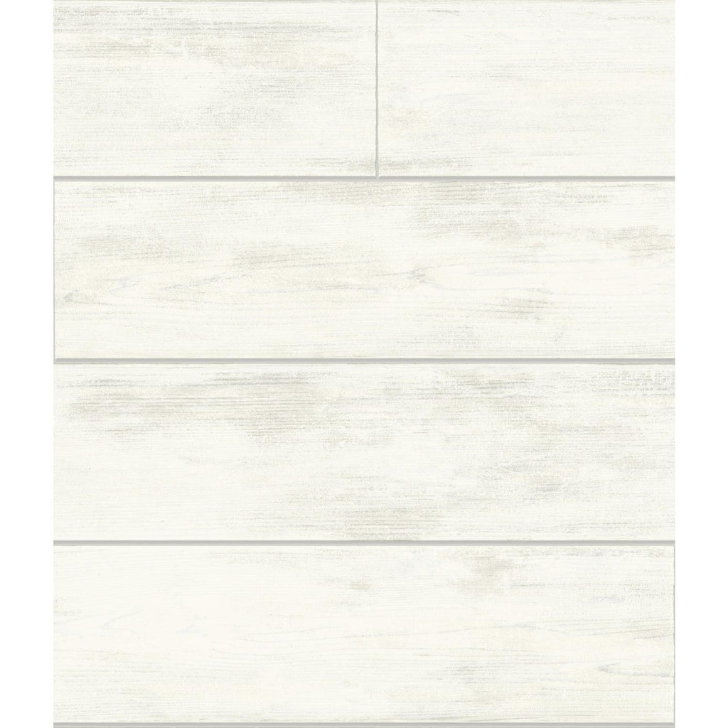 Magnolia Home Shiplap Removable white/gray Wallpaper