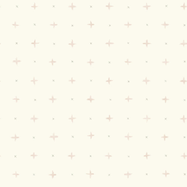 Magnolia Home Cross Stitch Pink Wallpaper