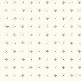 Magnolia Home Cross Stitch Green Wallpaper