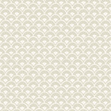 Magnolia Home Stacked Scallops Beige Wallpaper