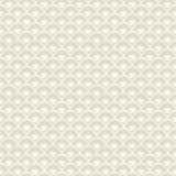 Magnolia Home Stacked Scallops Beige Wallpaper