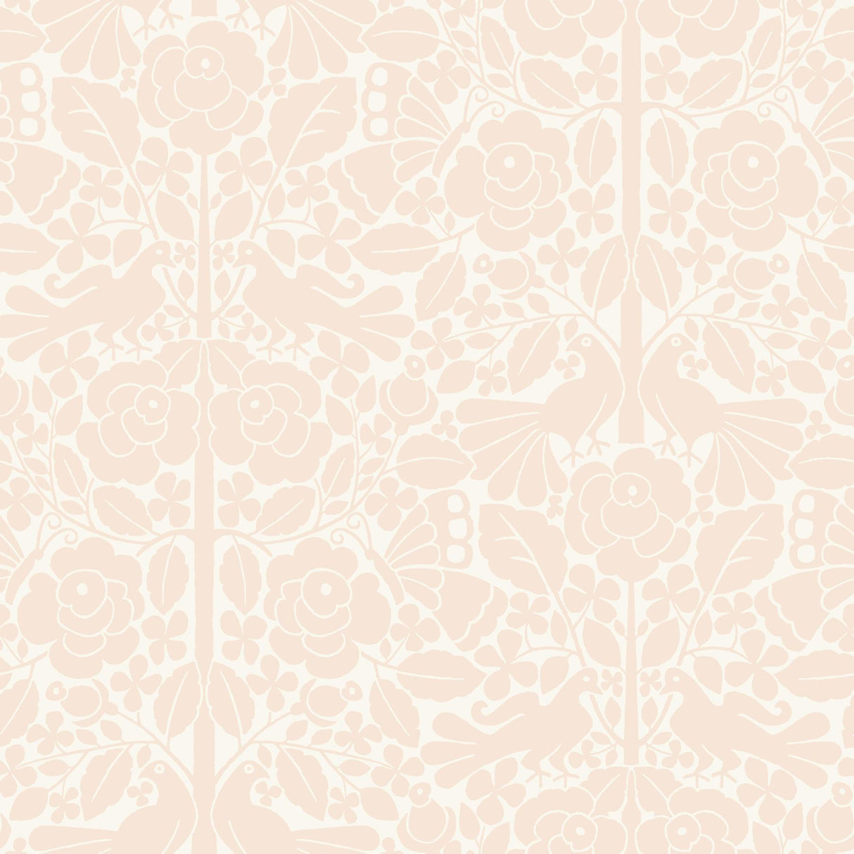Magnolia Home Fairy Tales Pink Wallpaper