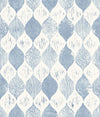 Magnolia Home Woodblock True Blue Wallpaper