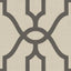 Magnolia Home Woven Trellis Charcoal on Khaki Wallpaper