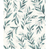 Magnolia Home Olive Branch Weekends (Teal) Wallpaper